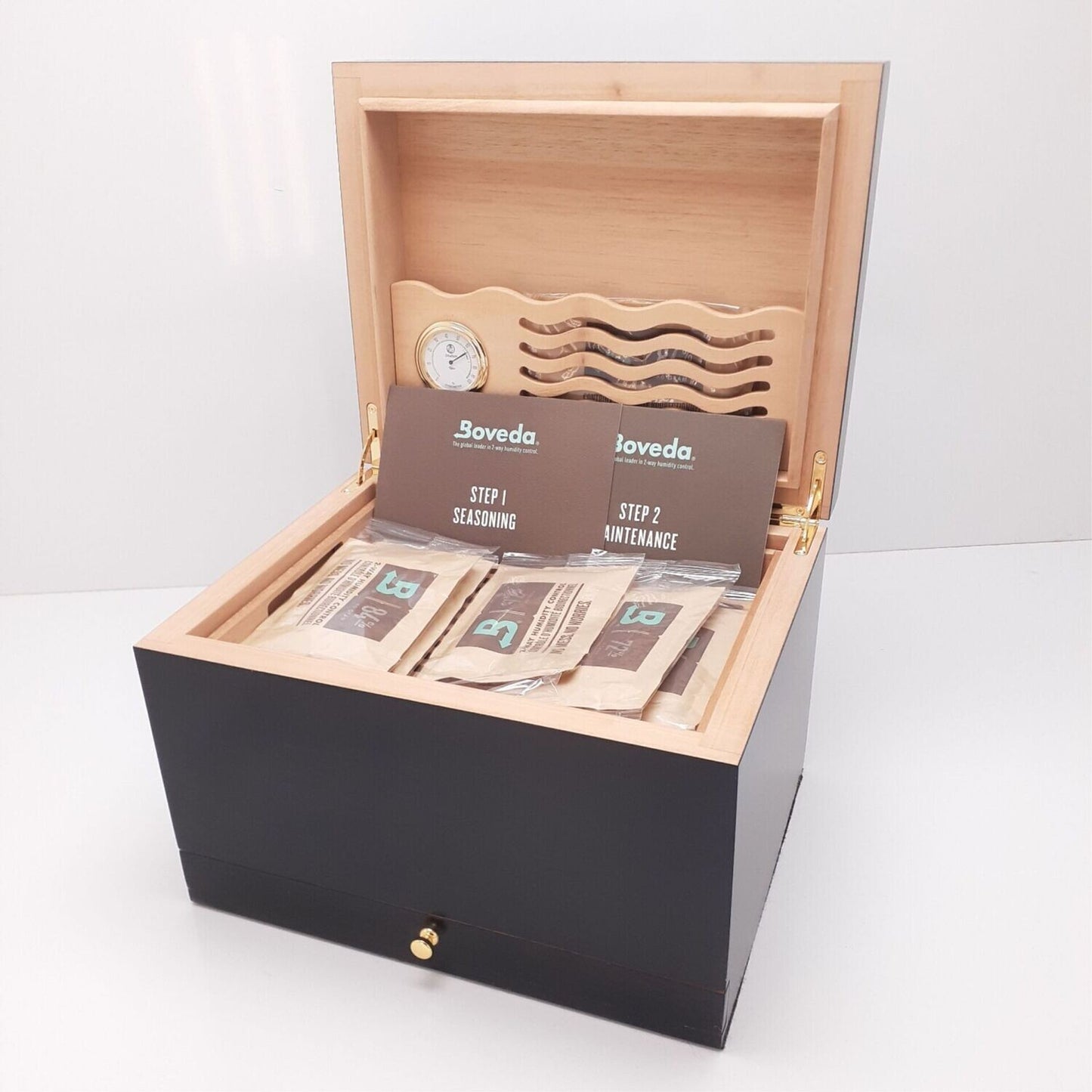 50-Count Custom Humidor (with Drawer)    Made in the U.S.
