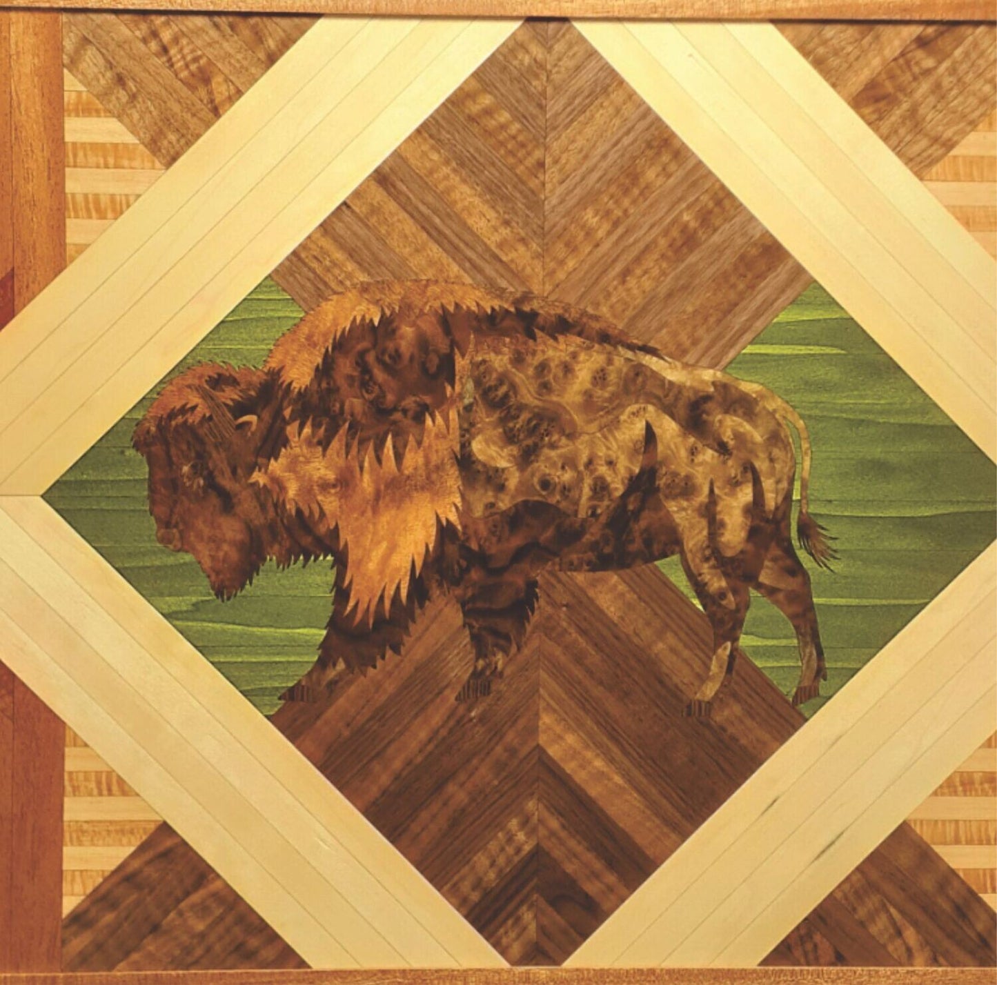 Handcrafted Wall Decor - "Buffalo Spirit" Made in the U.S.