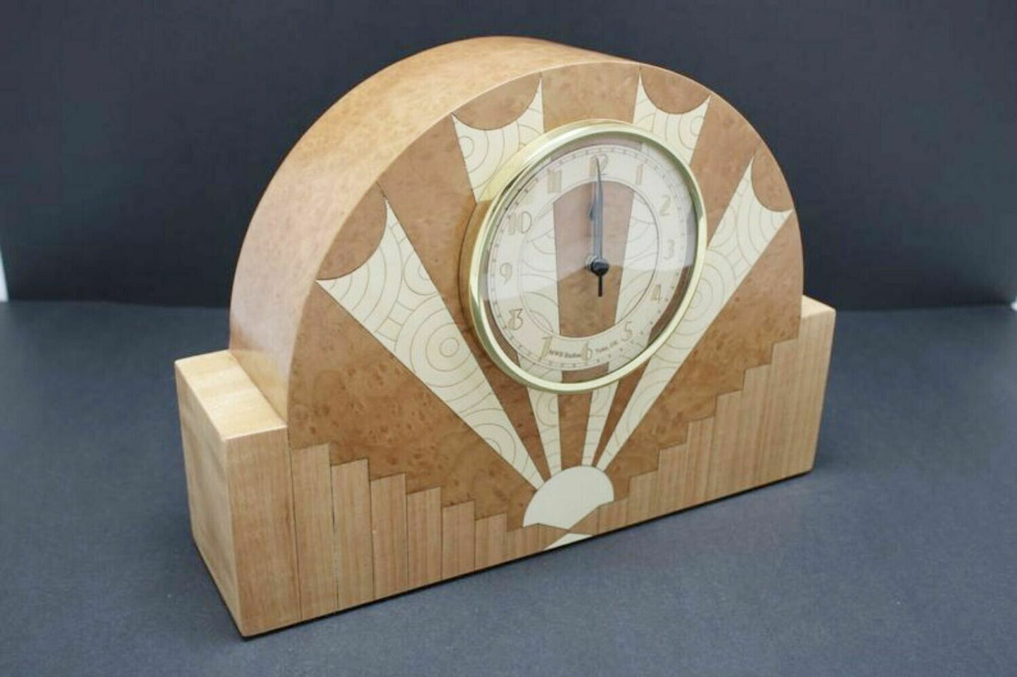 Handcrafted Mantle Clock - Art Deco  MC-45   Made in the U.S.