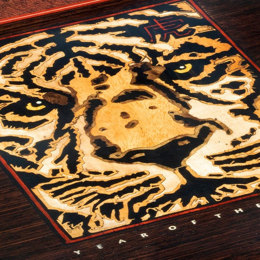 Year Of The Tiger Limited Edition Humidor By MWB Studios Featuring The Art Of David Goines